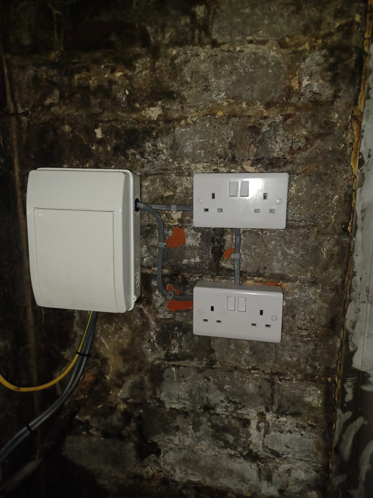 FixEmergency engineer attending a night-time emergency call-out in Oldham